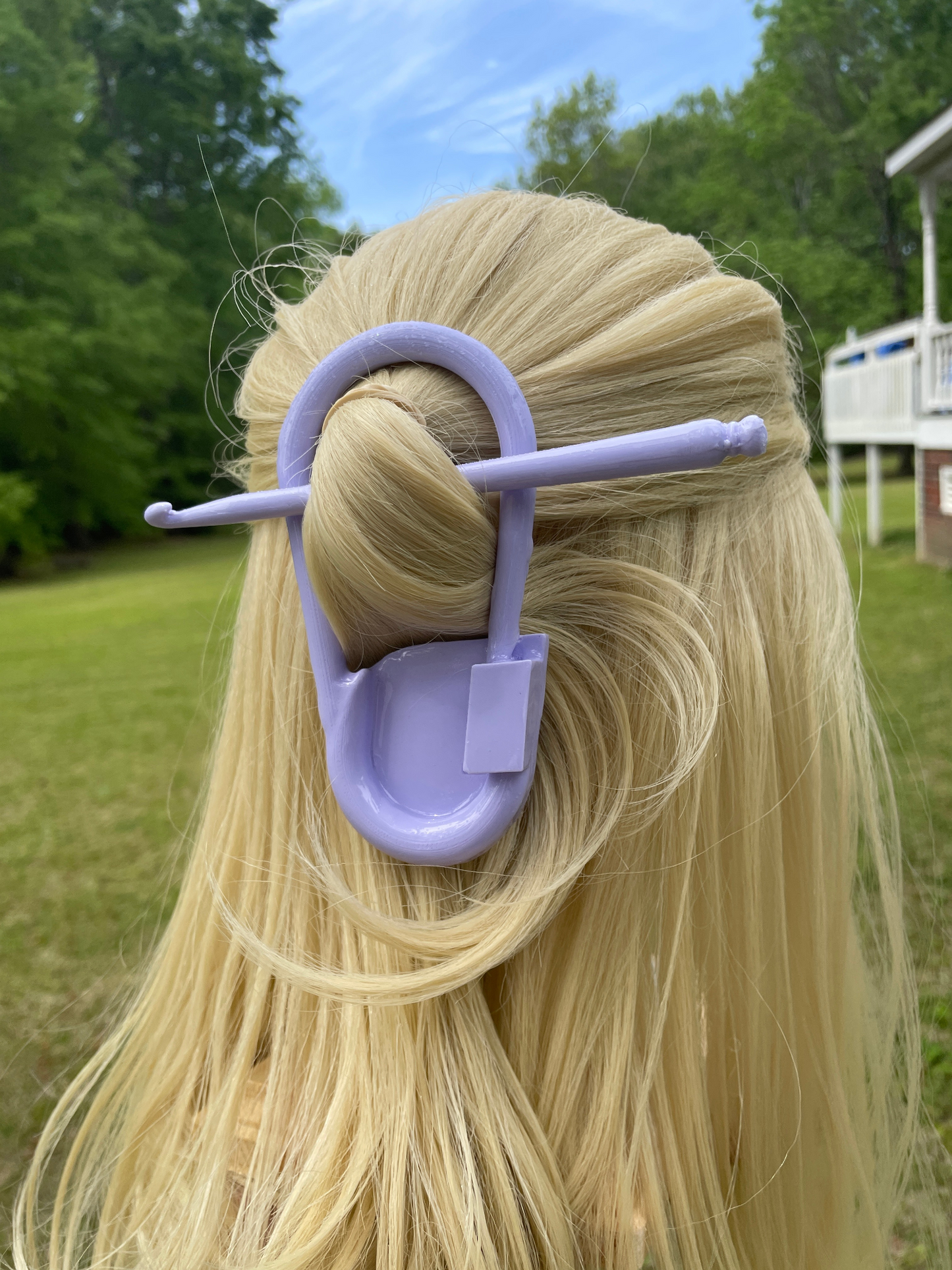 The Stitch Marker Hair Pin