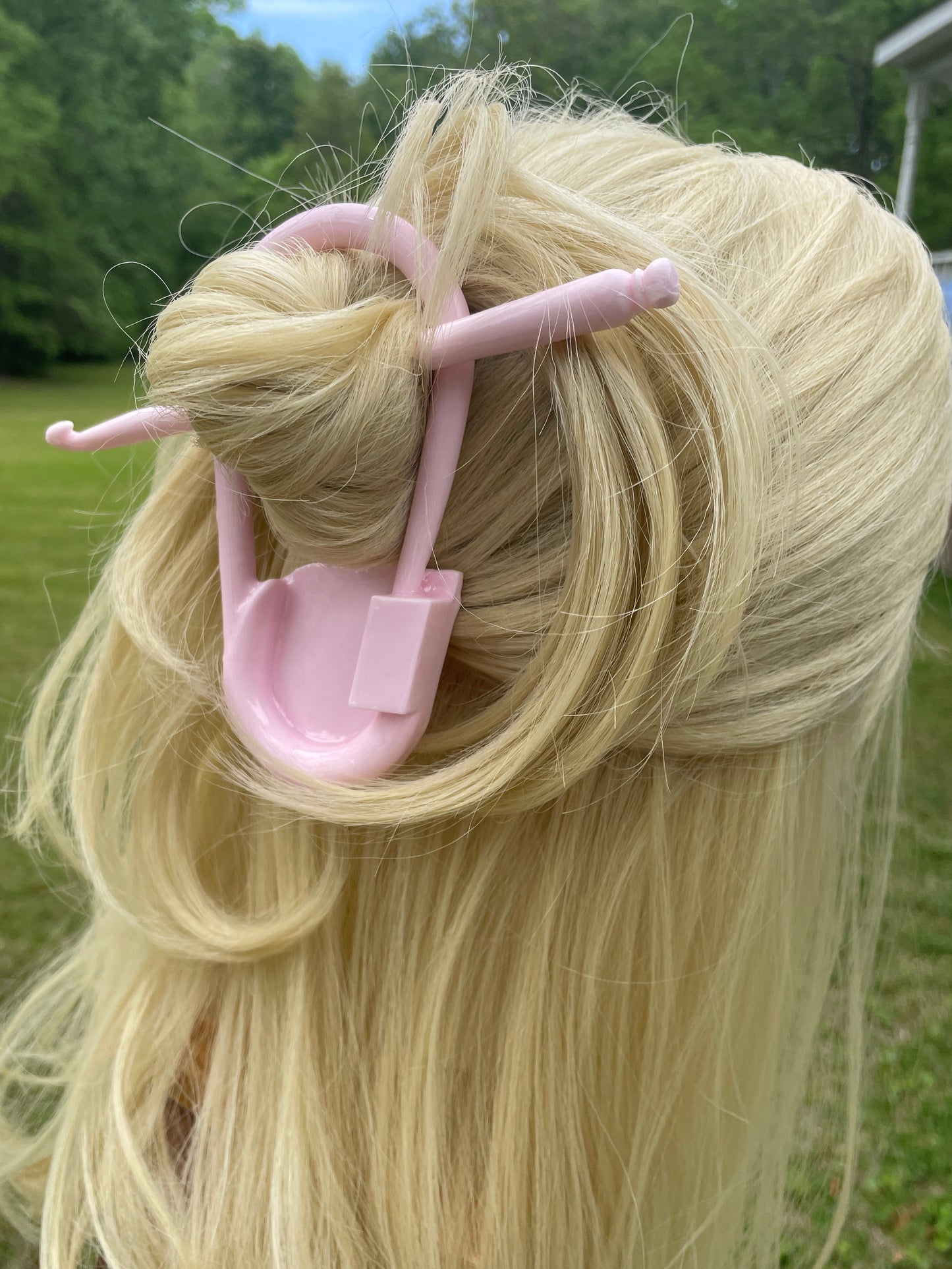The Stitch Marker Hair Pin